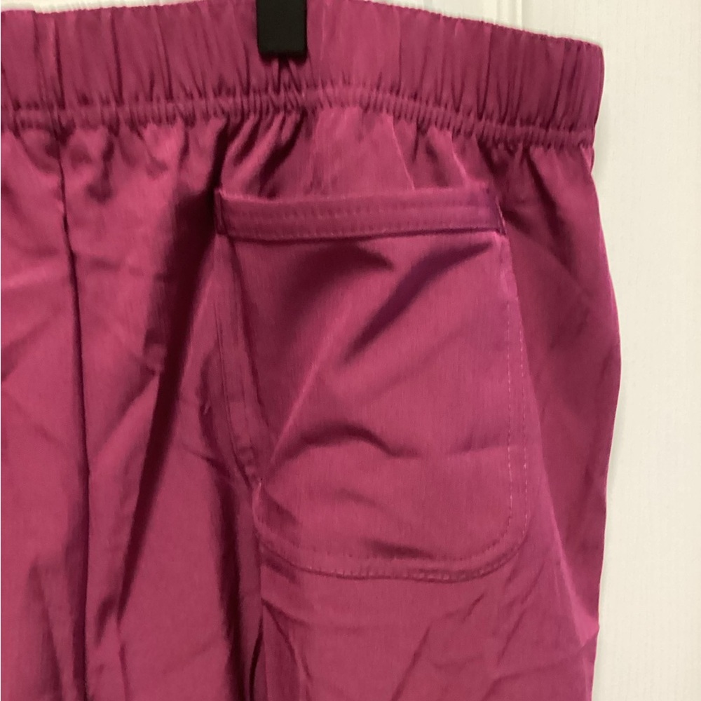 Skechers Barco women’s Srub XL petite pants wine career nurse professional - Picture 4 of 7